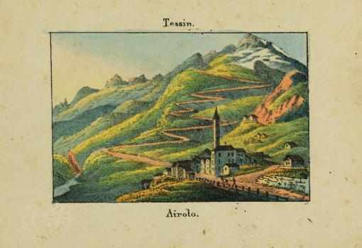 Airolo, Johann Friedrich Wagner, 1838