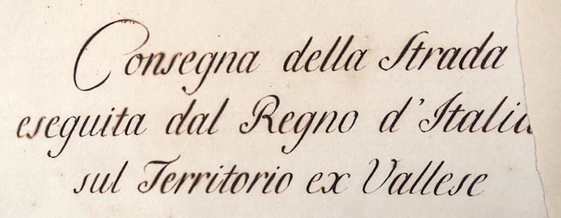 Consegna della strada